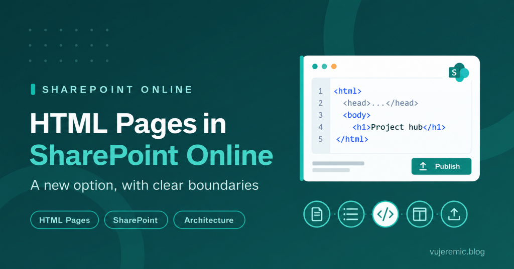 HTML Pages in SharePoint Online: A New Option, With Clear Boundaries